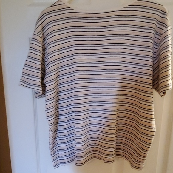 XL Striped Short Sleeve Top - Picture 3 of 3